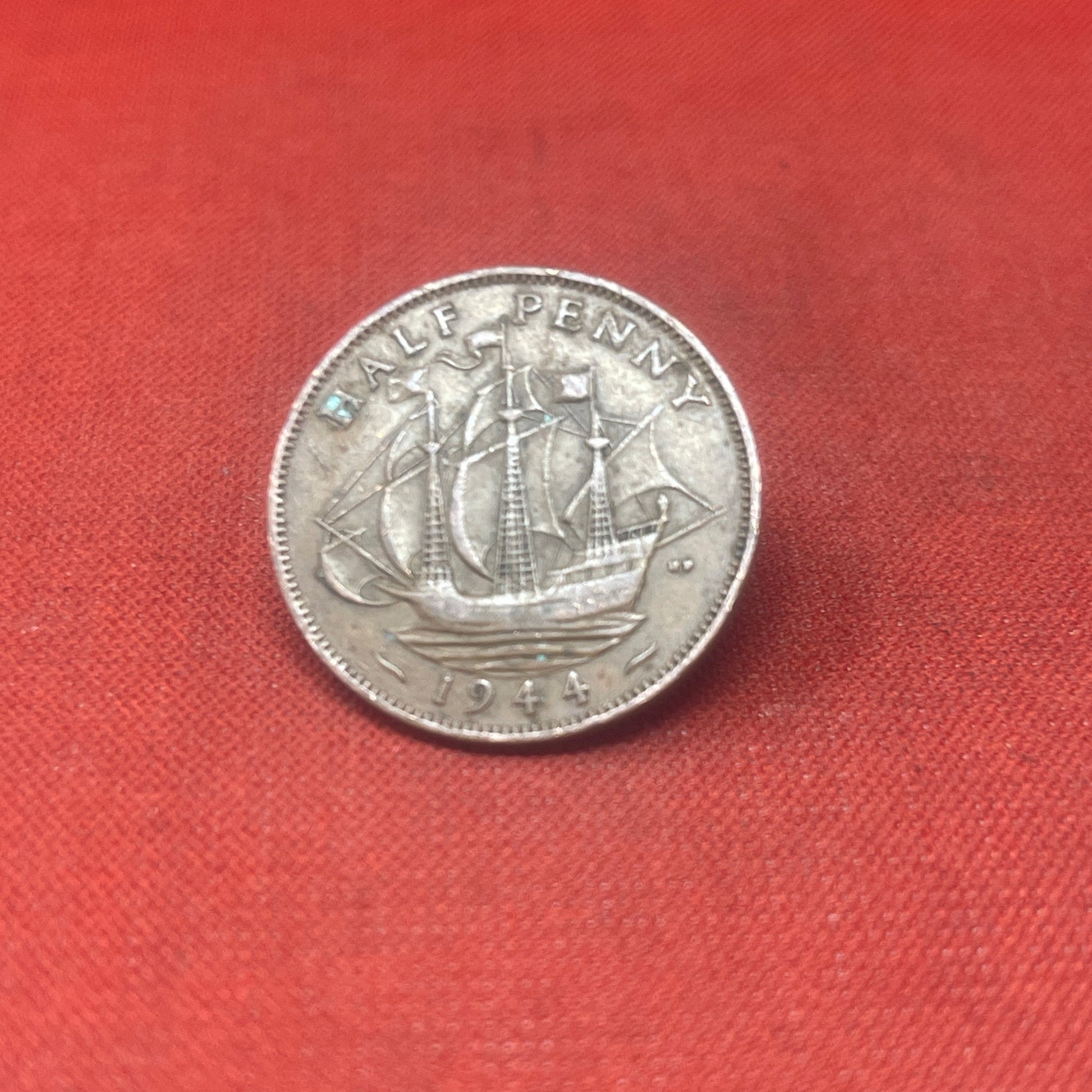 King George VI 1942 Half Penny