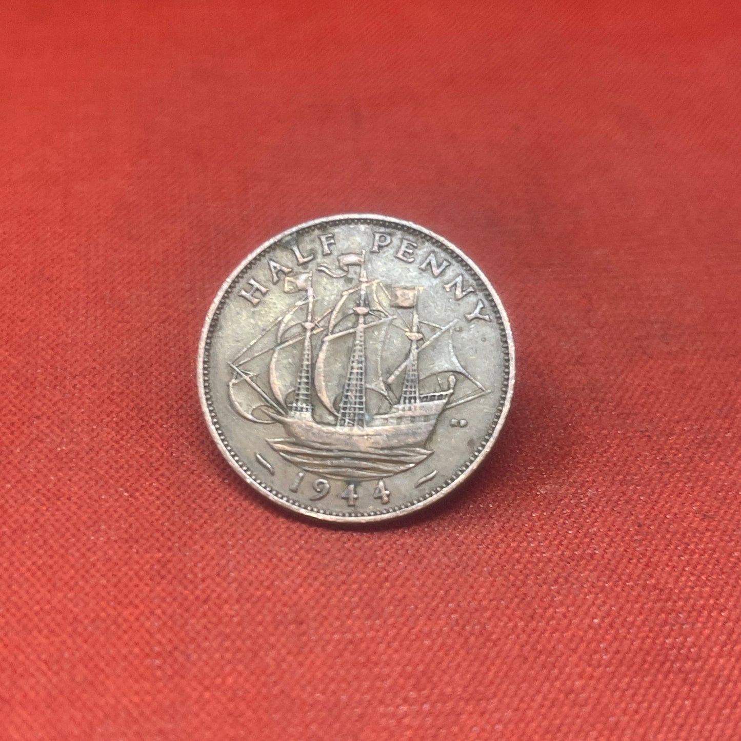 King George VI 1942 Half Penny