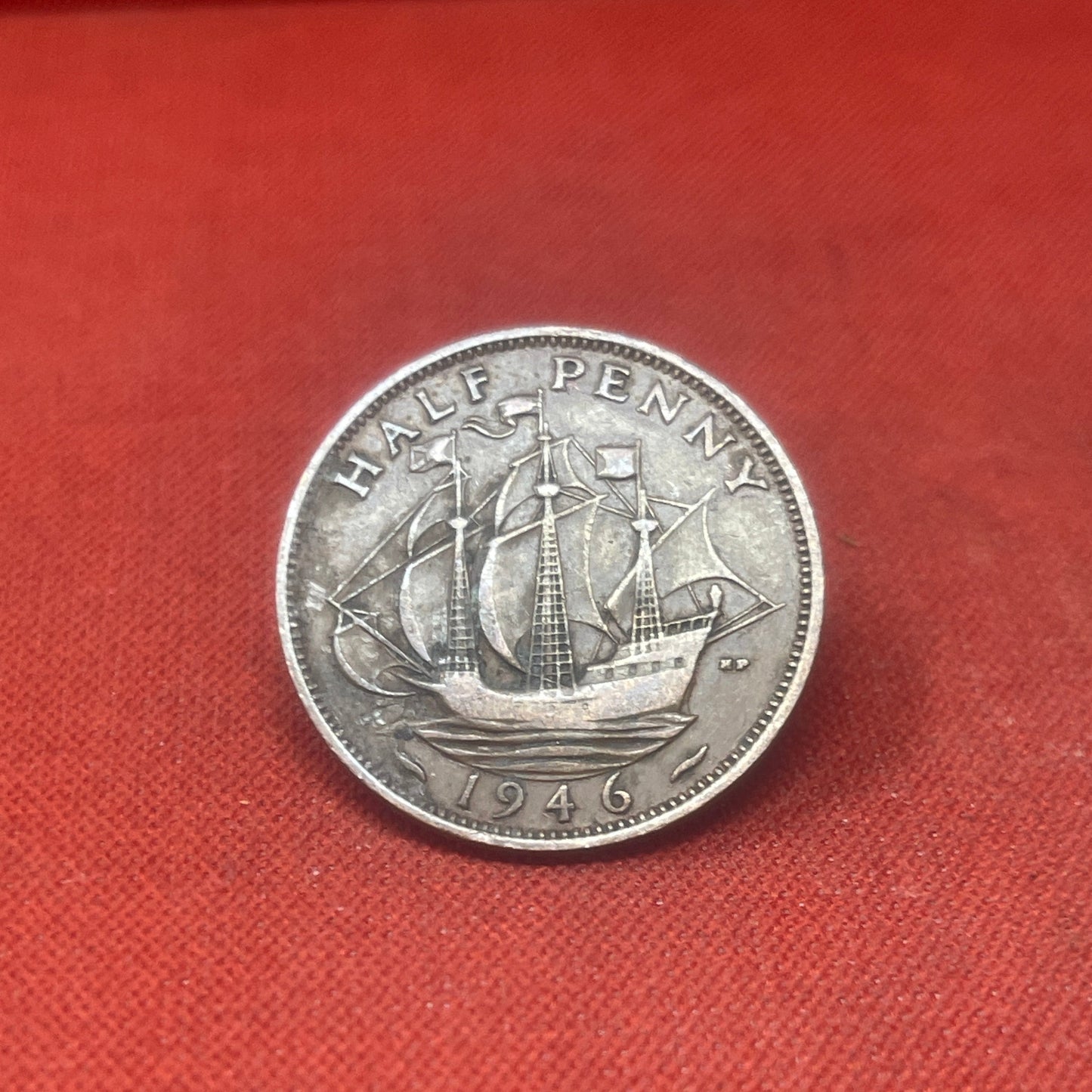 King George VI 1946 Half Penny