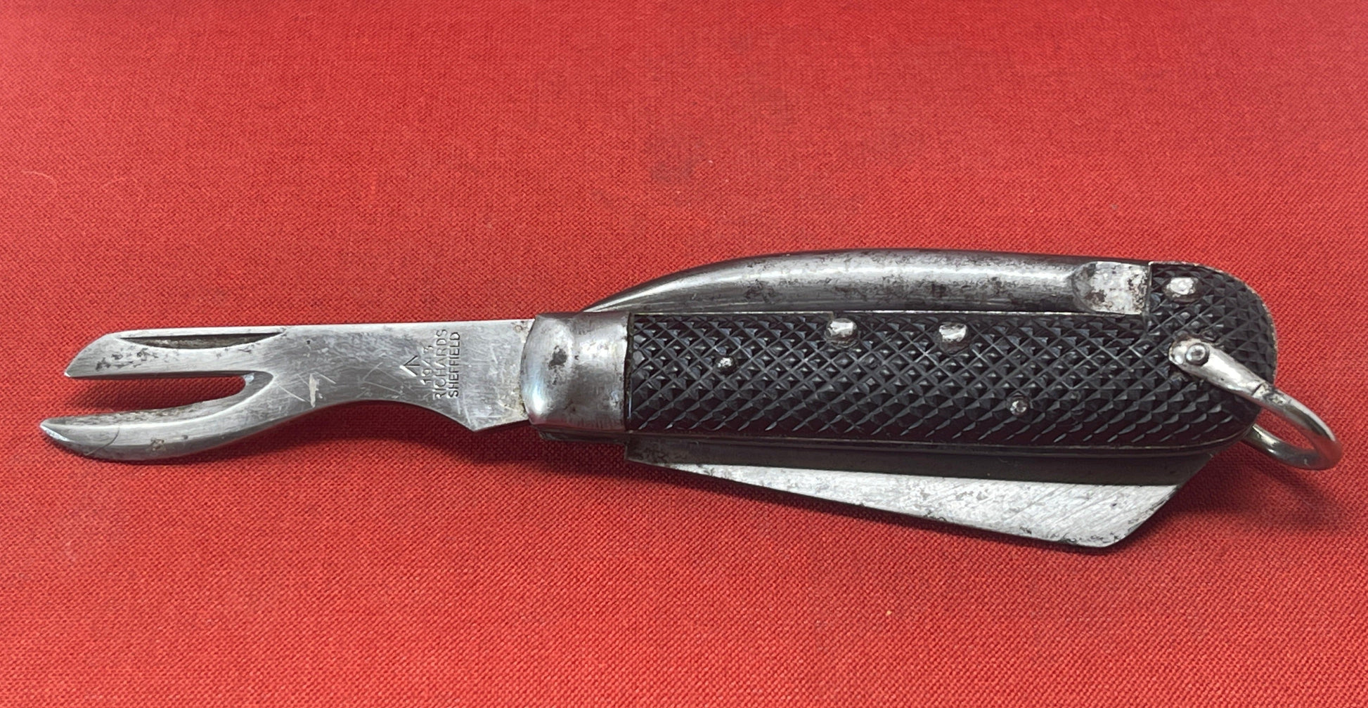 British 1941 Dated Pocket Jack Knife Richards of Sheffield