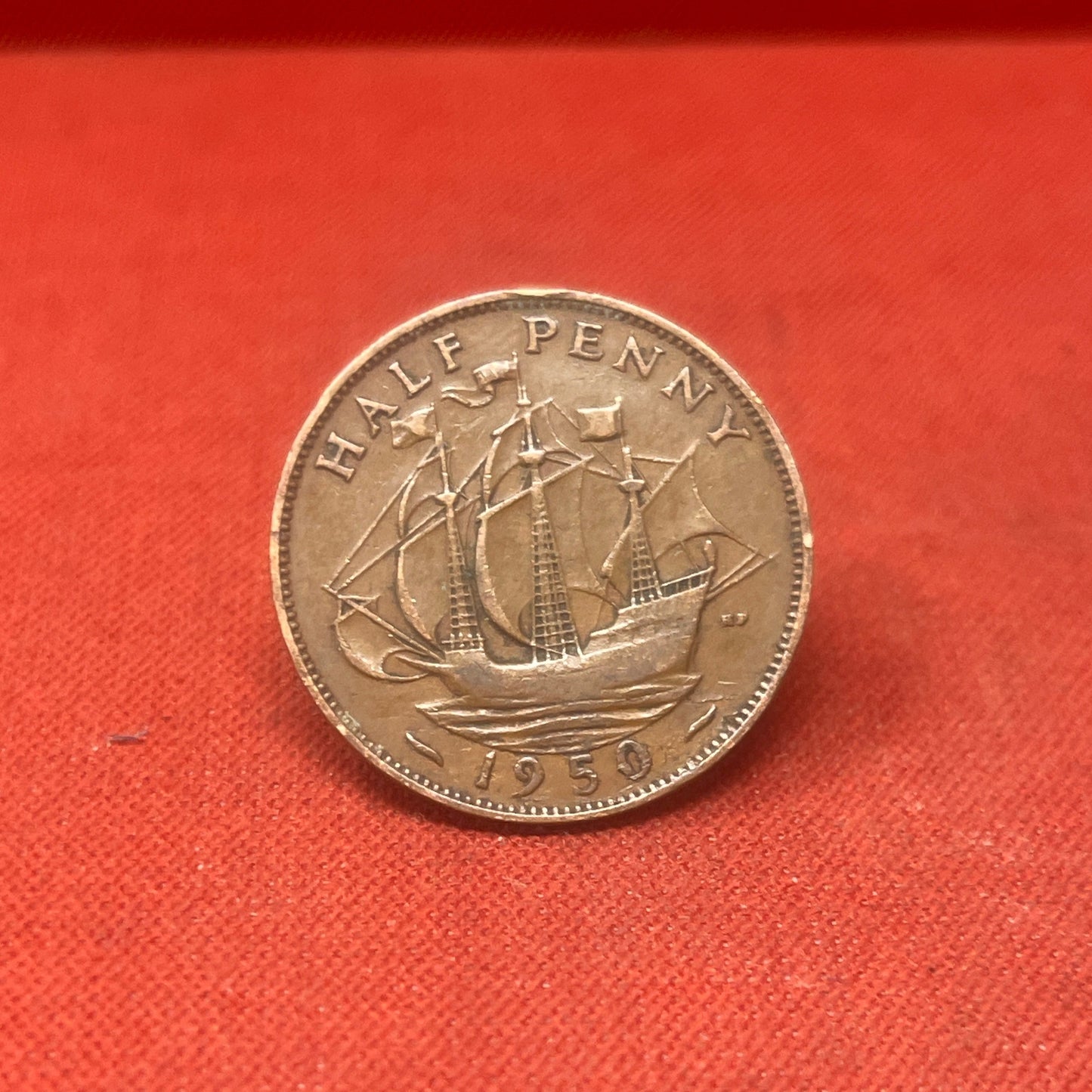 King George VI 1949 Half Penny