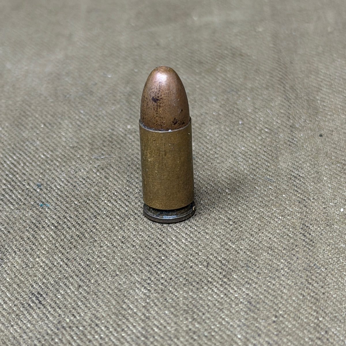 Original WW1 German 9mm Parabellum Cartridge – DWM K 1917 – Inert