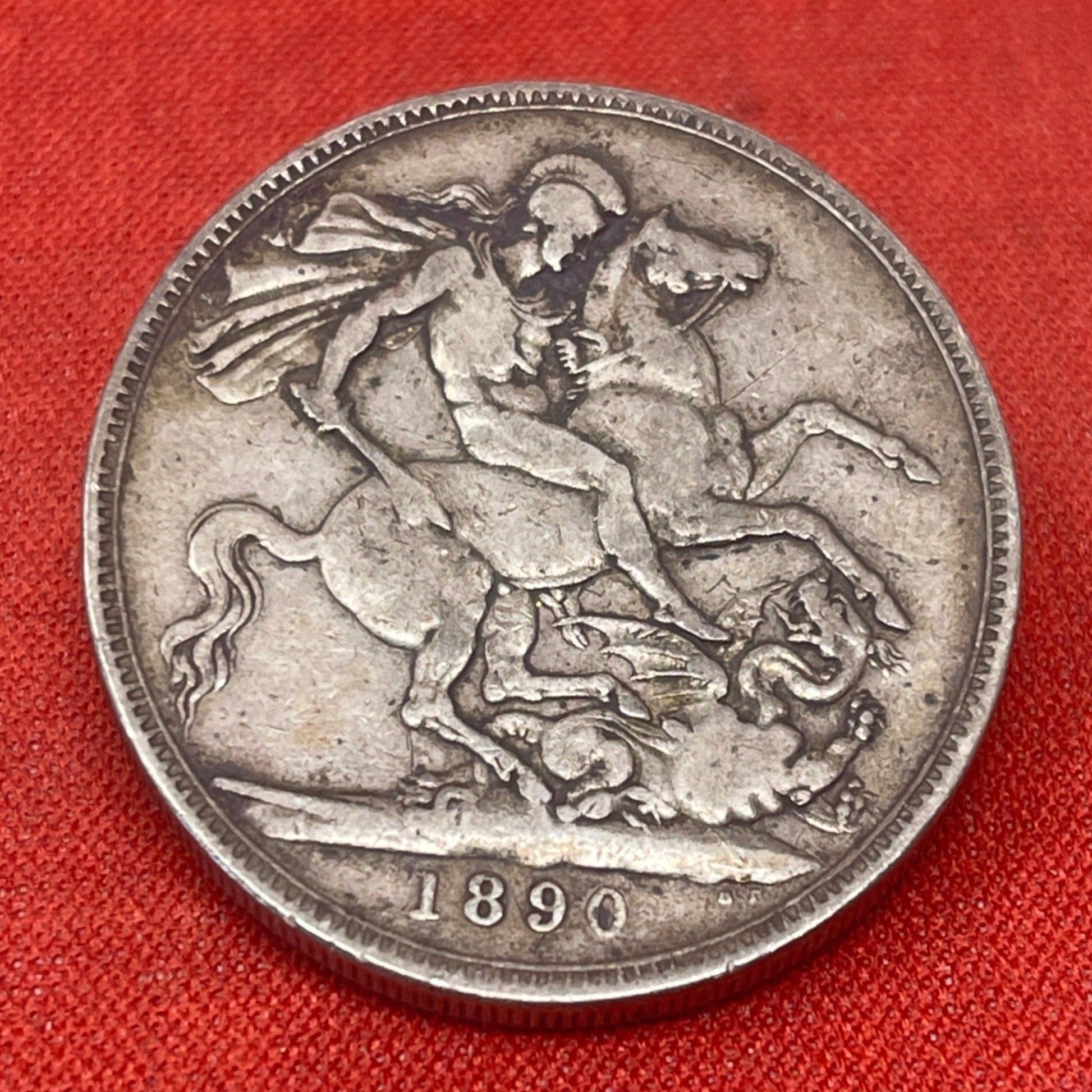 Queen Victoria 1890 Silver Crown