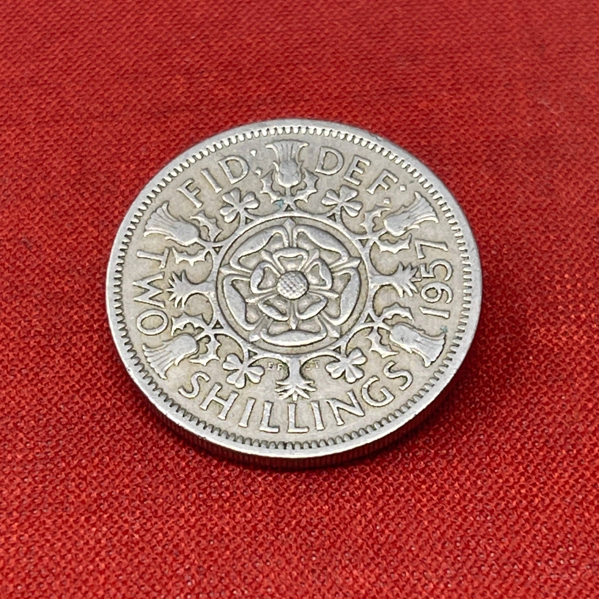 Queen Elizabeth II Two Shilling 1957