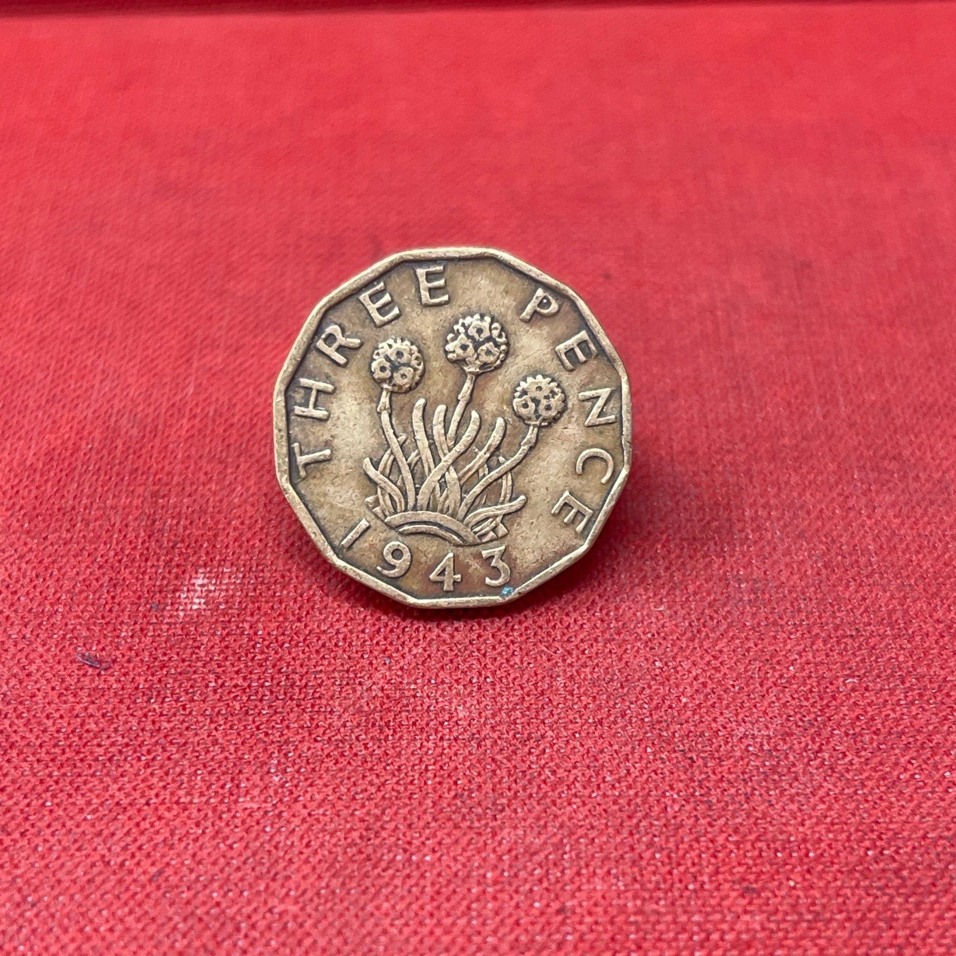 King George VI 1943 Threepence Coin
