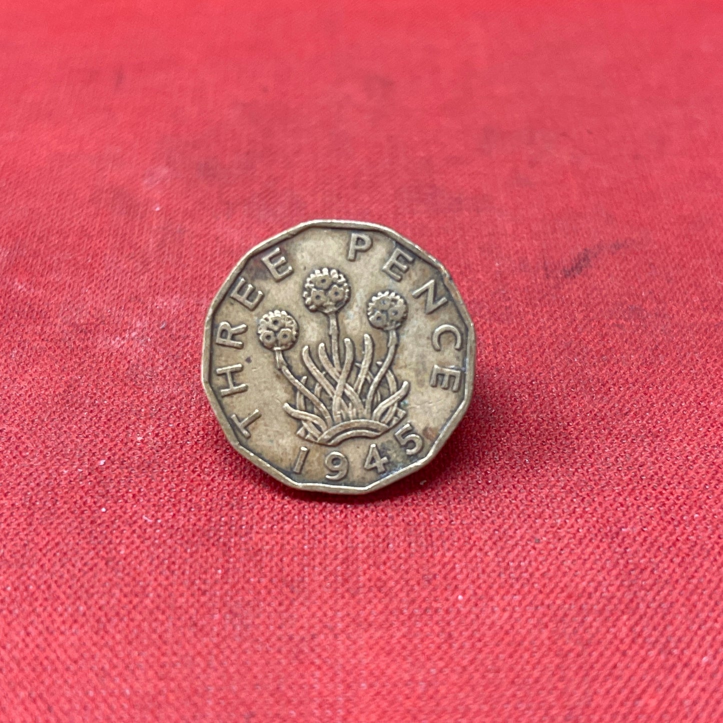 King George VI 1945 Threepence Coin