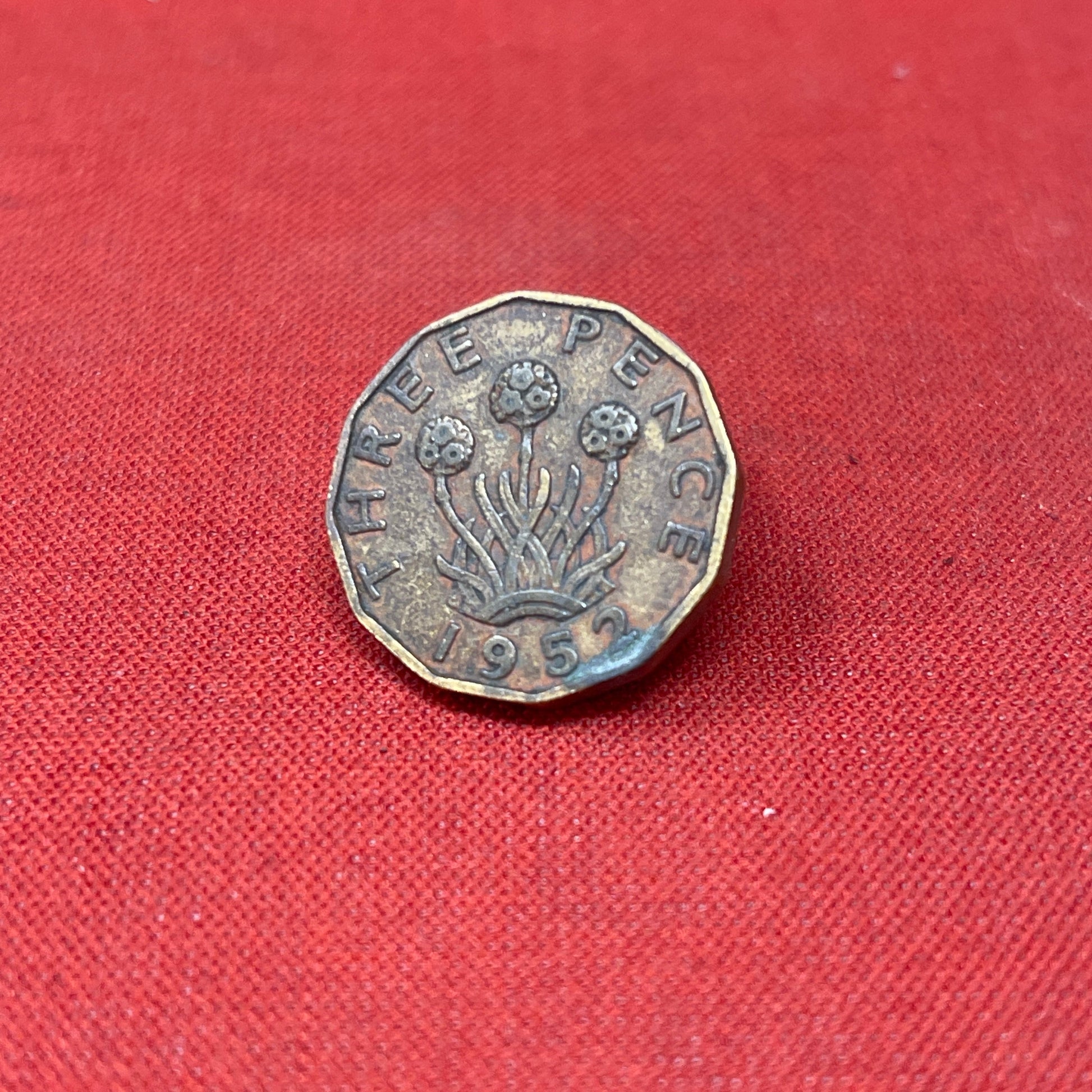 King George VI 1952 Threepence Coin
