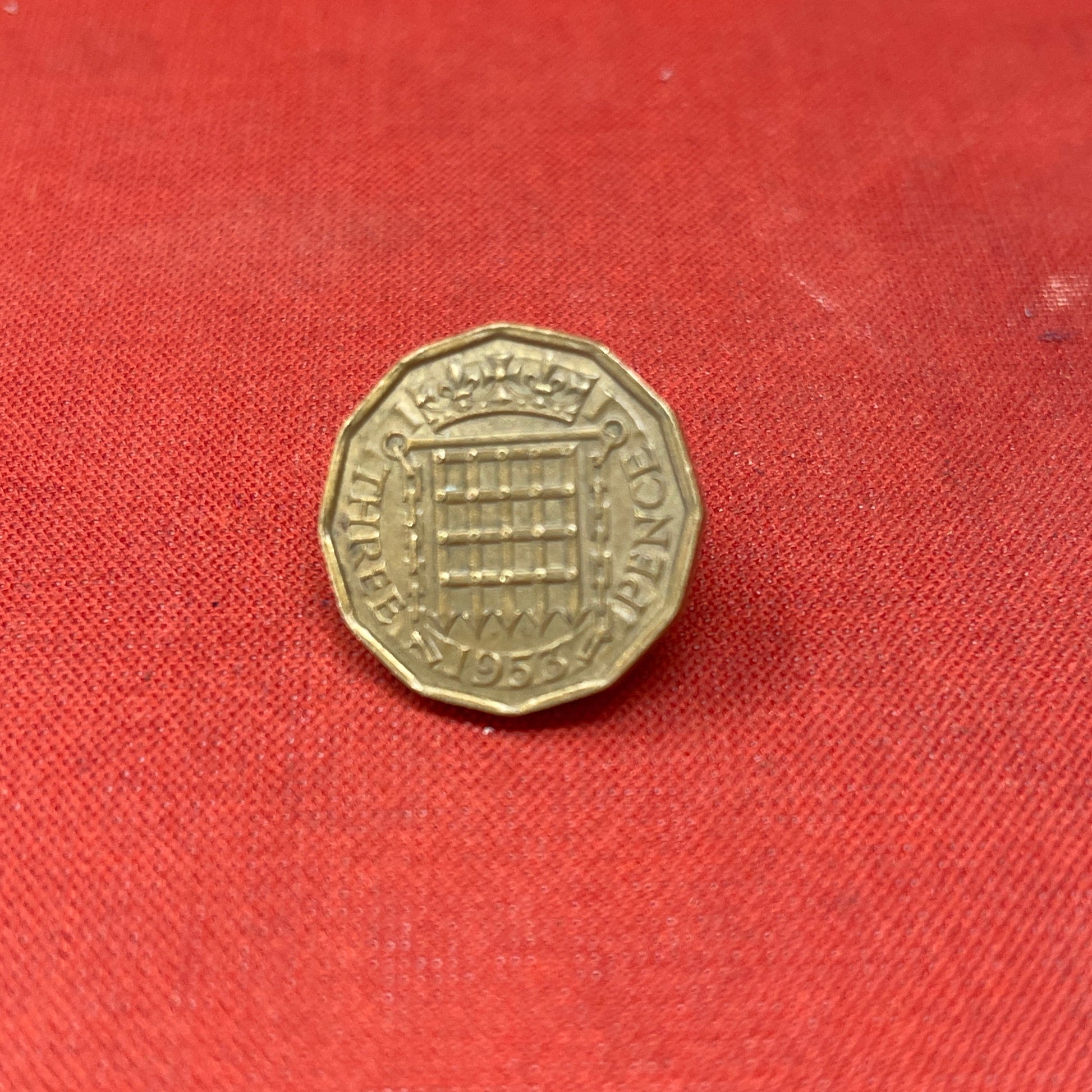 King George VI 1953 Threepence Coin