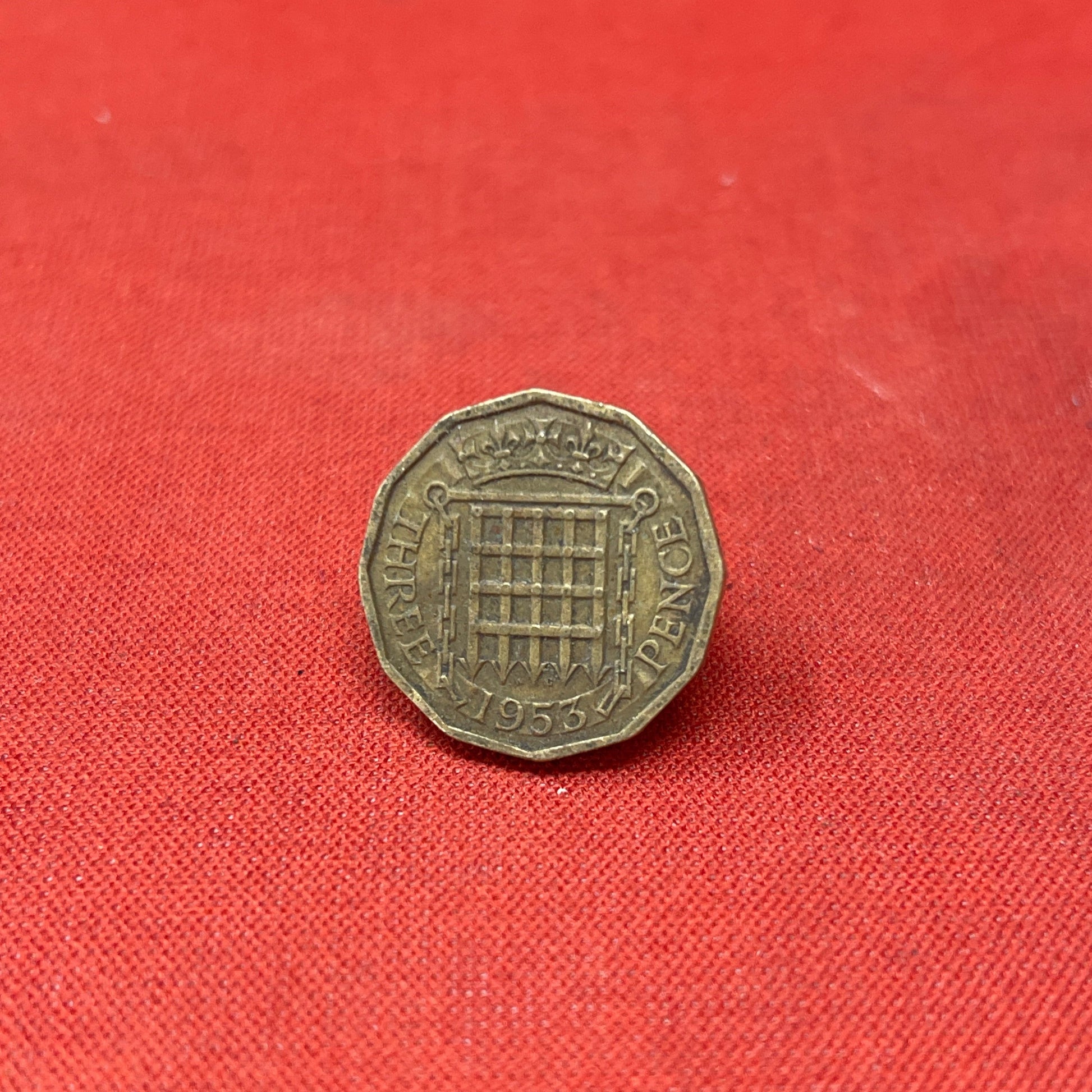 King George VI 1953 Threepence Coin