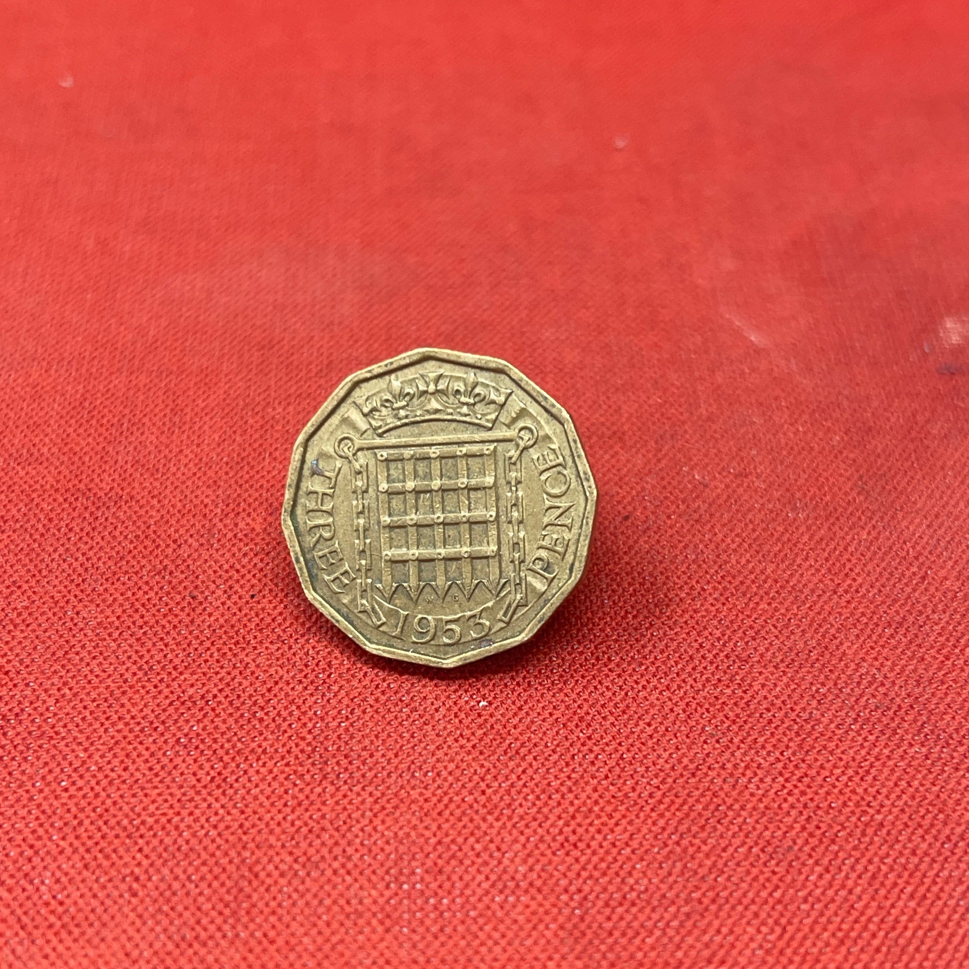 King George VI 1953 Threepence Coin