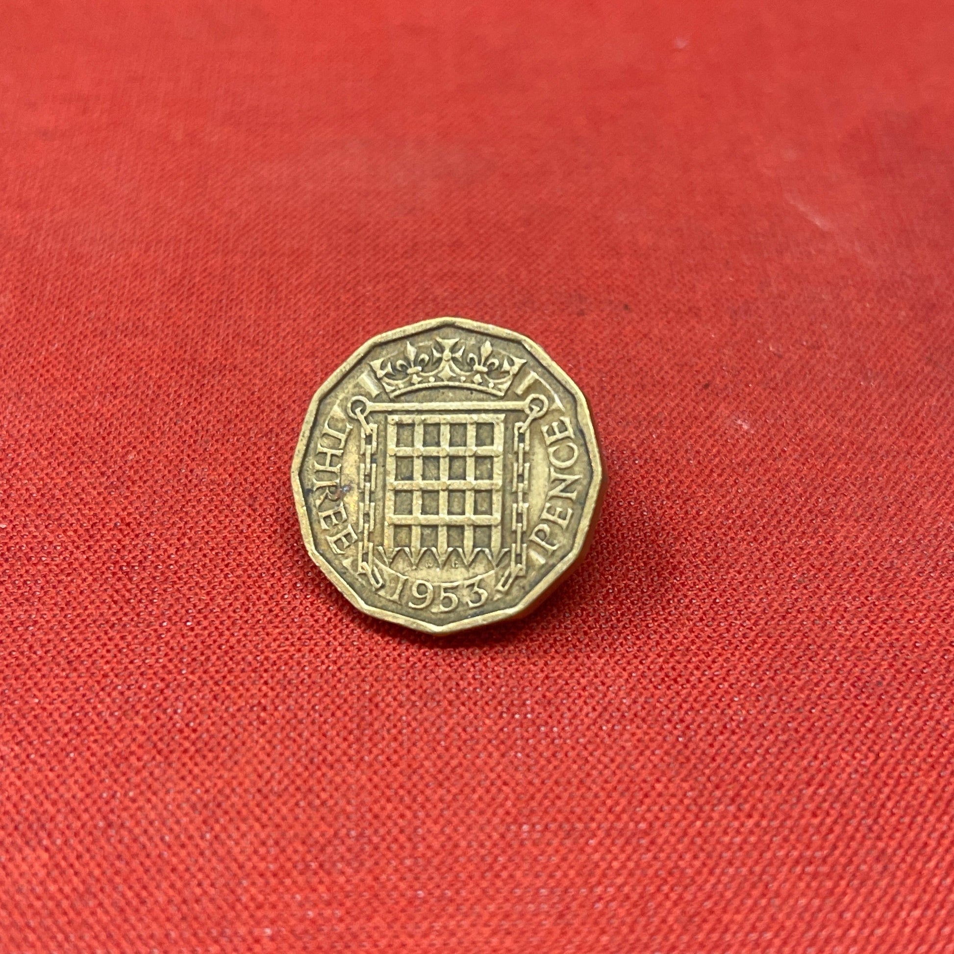 King George VI 1953 Threepence Coin