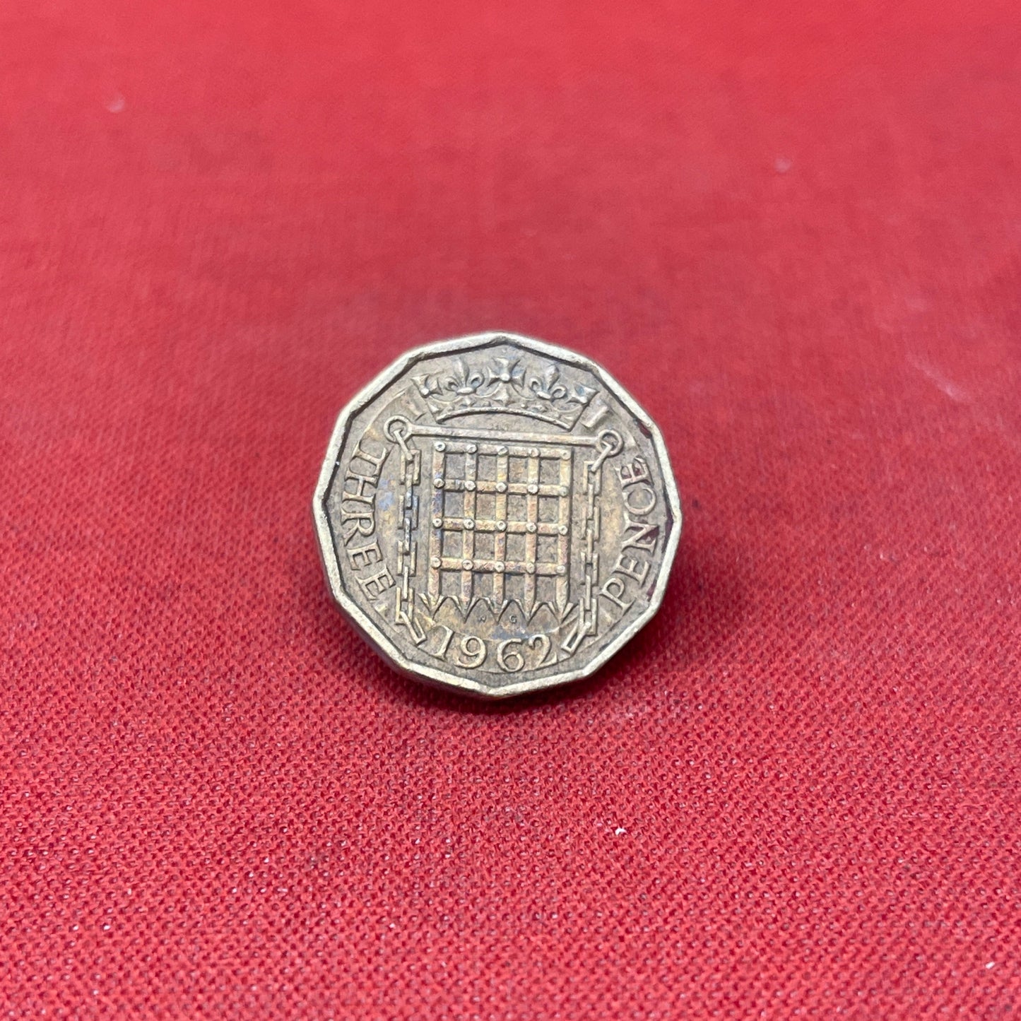 Queen Elizabeth II 1964 Threepence Coin