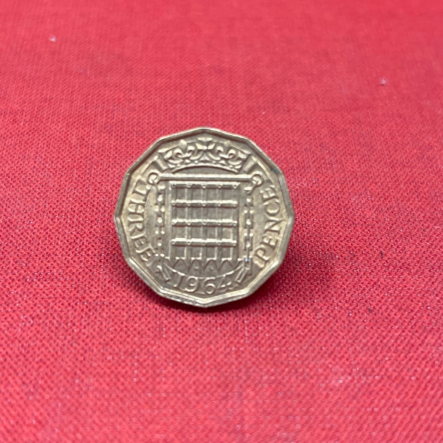 Queen Elizabeth II 1964 Threepence Coin