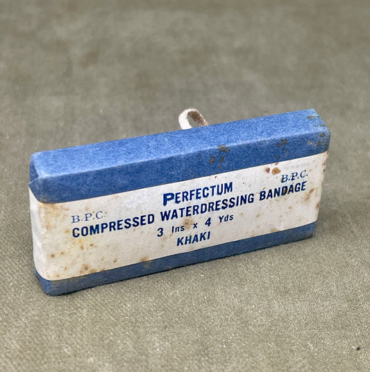 Perfectum . B.P.C  Compressed Waterdressing Bandage 3 Ins x 4 Yds Khaki