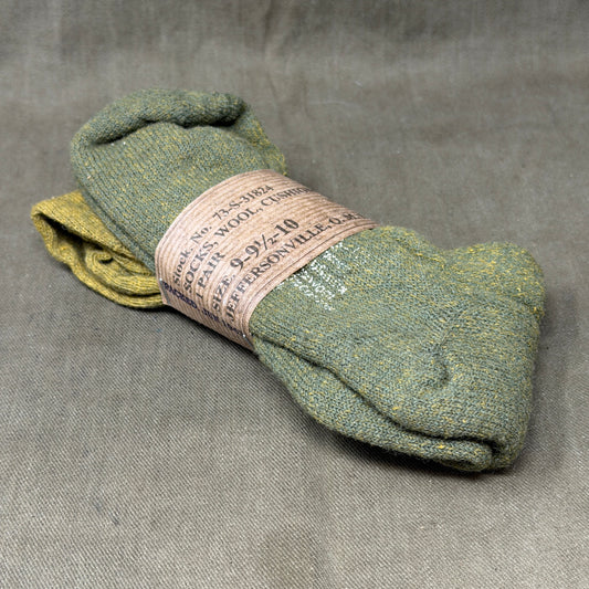Original US ARMY WW2 boots socks size 9-9.5-10 socks wool 1943 Dated