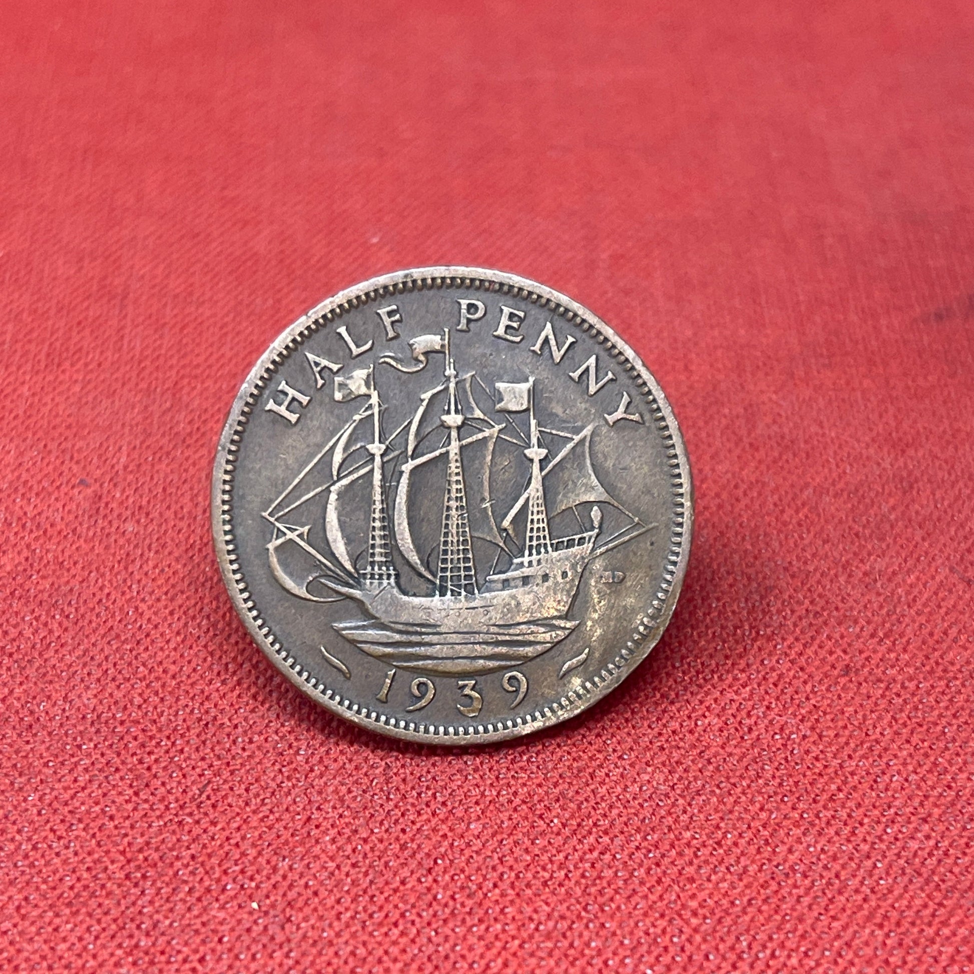 King George VI 1939 Half Penny