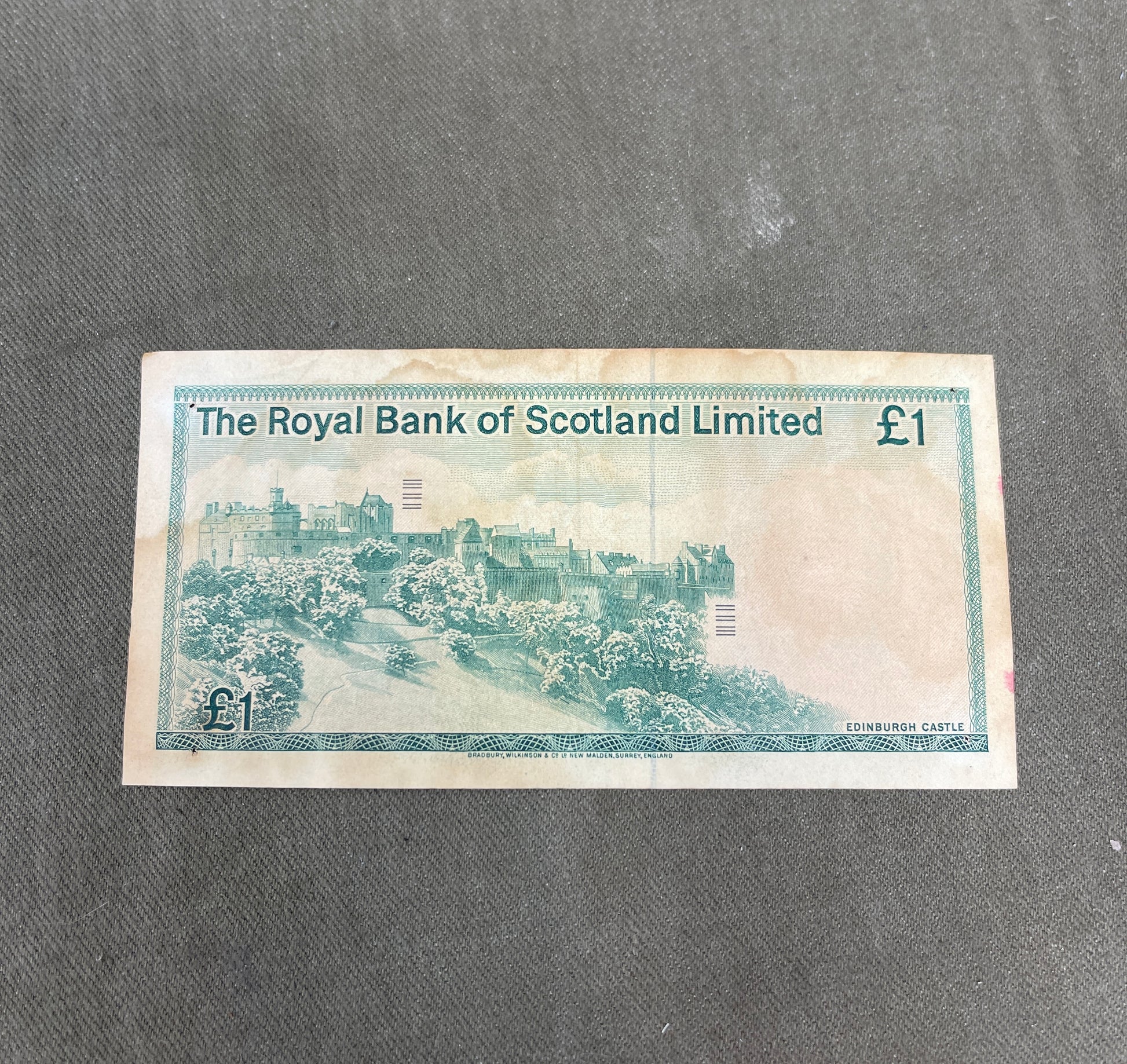 Collection of Vintage Scotitsh  £1 Banknotes 