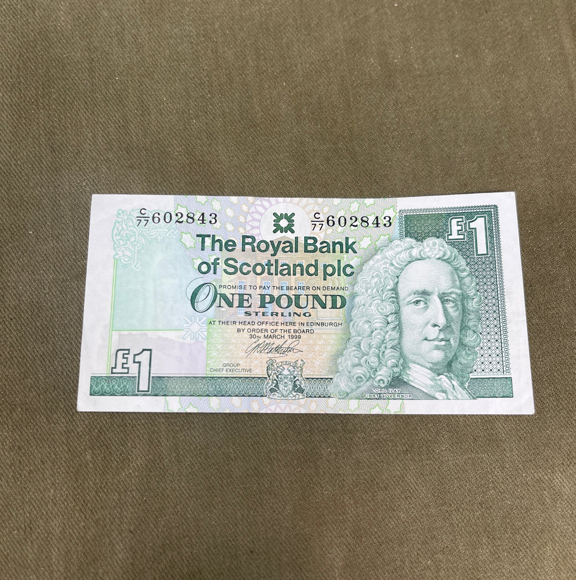 Collection of Vintage Scotitsh  £1 Banknotes 