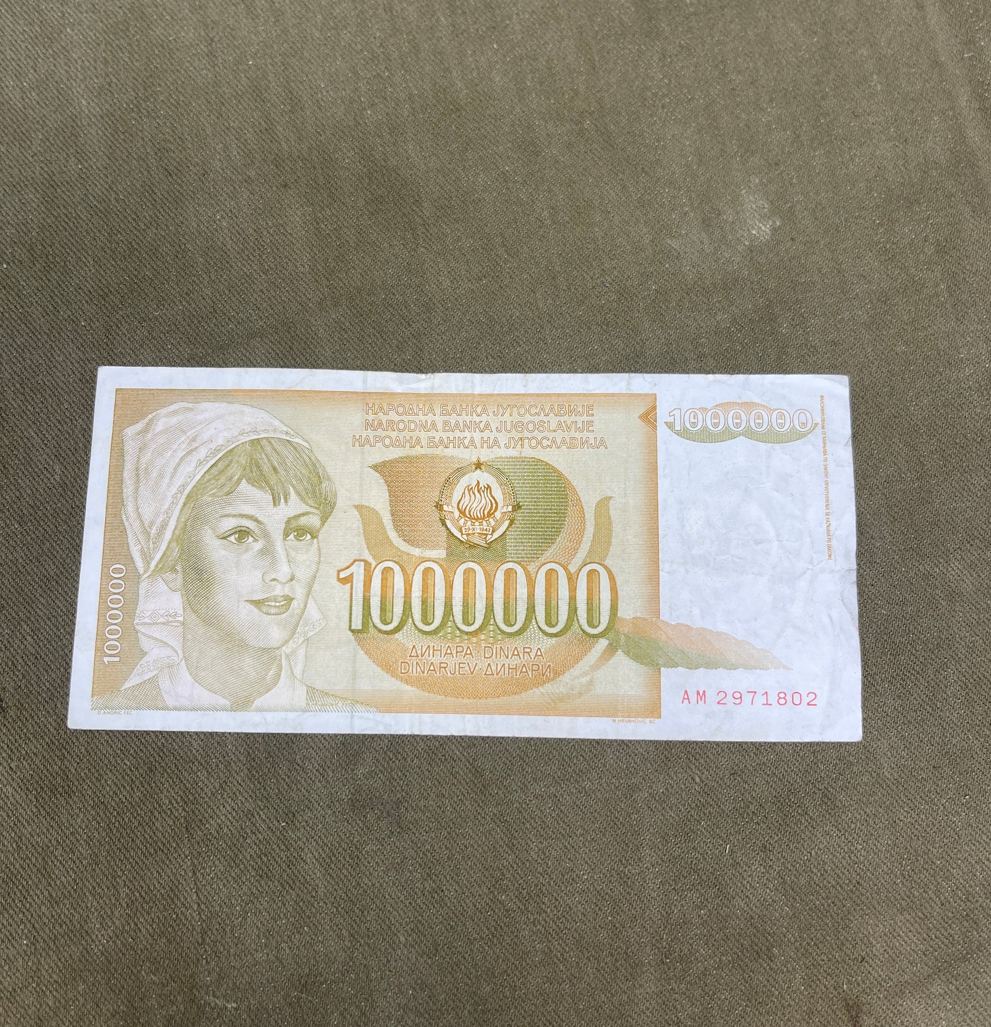 This collection of vintage Yugoslavian banknotes features a mix of denominations and designs from the former Socialist Federal Republic of Yugoslavia, a nation that dissolved in the early 1990s. Spanning several decades—primarily from the 1950s to the 1990s—these notes reflect the country’s dynamic political and economic history. Denominations may include 10, 50, 100, 500, 1,000, 5,000, or even hyperinflation-era notes in the millions, with portraits of workers, scholars, and historical figures, along with 