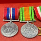 WW2 Set of British War Medals, Defence Medal, 1939-45 Medal, 1939-45 Star, France Germany Star, North Africa Star