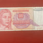 Socialist Republic of Yugoslavia 1963 - 1992 1000000000 Dinara serial AB1834343