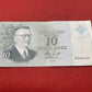 10 Finnish Markkaa banknote Serial X3401189