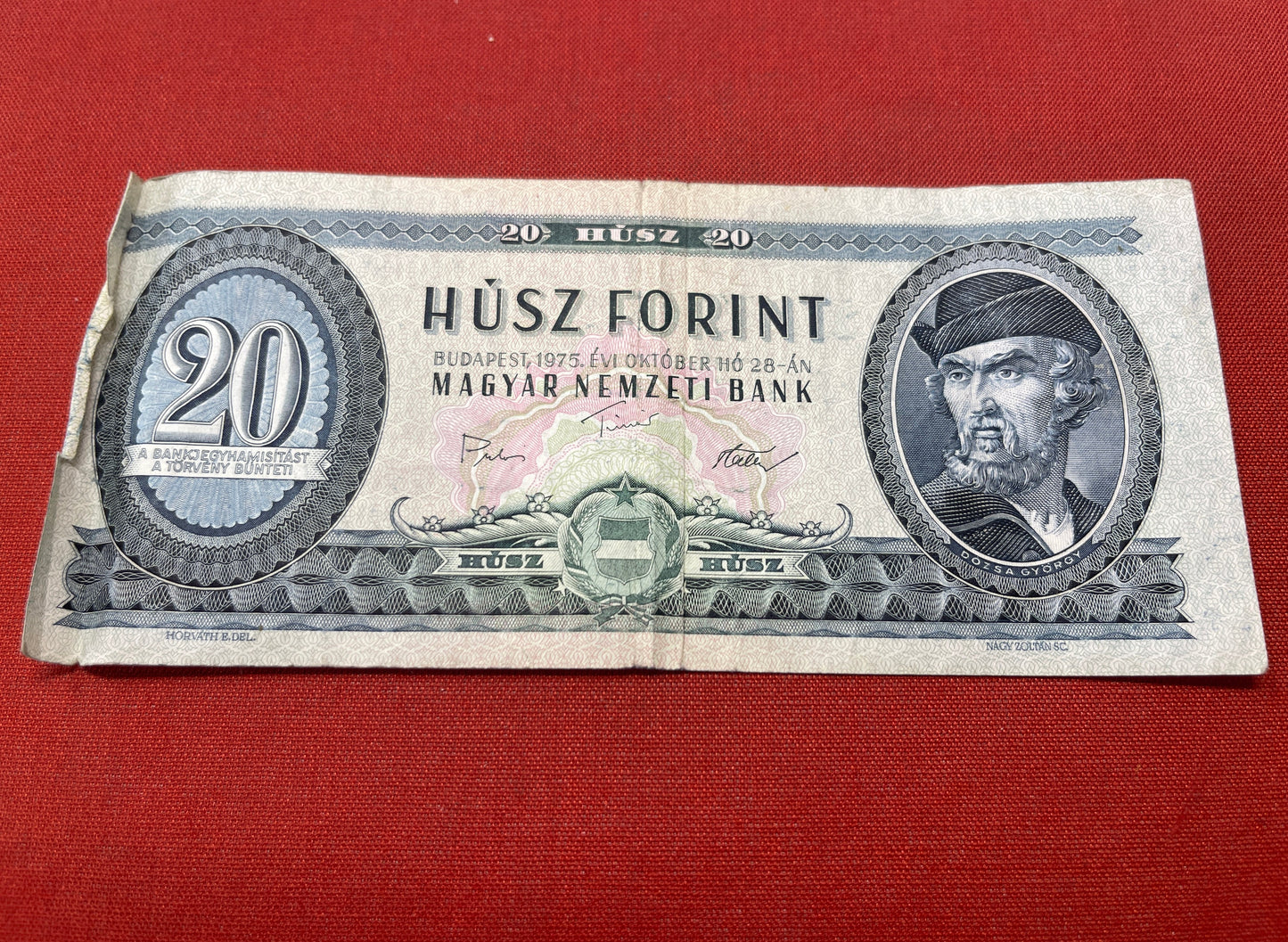 Hungary 20 Forint Banknote