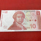 Croatia 10 Dinara Serial E1691800