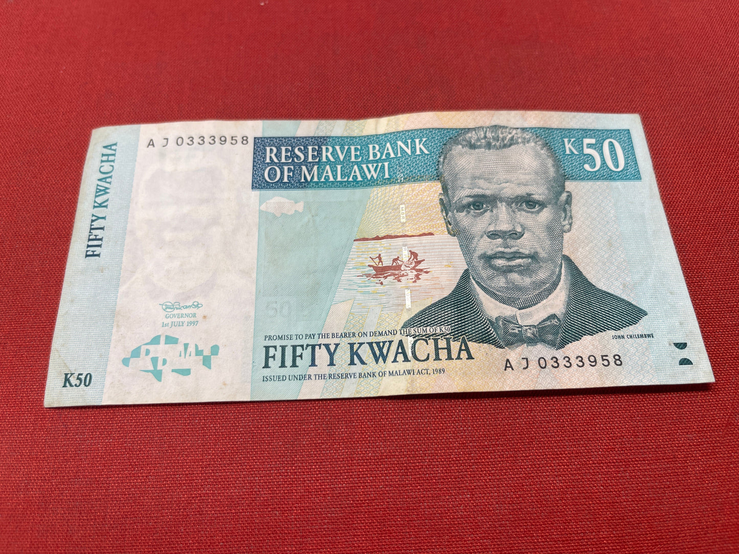 Reserve Bank of Malawi 50 Kwacha