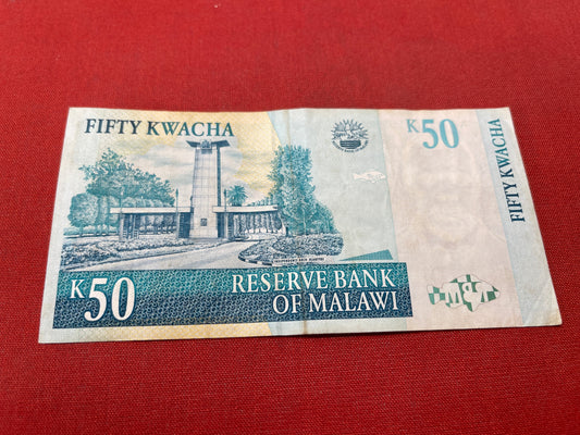 Reserve Bank of Malawi 50 Kwacha