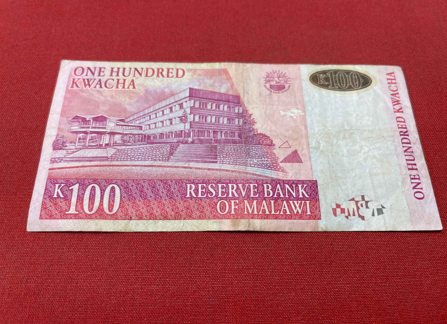 Reserve Bank of Malawi 100 Kwacha