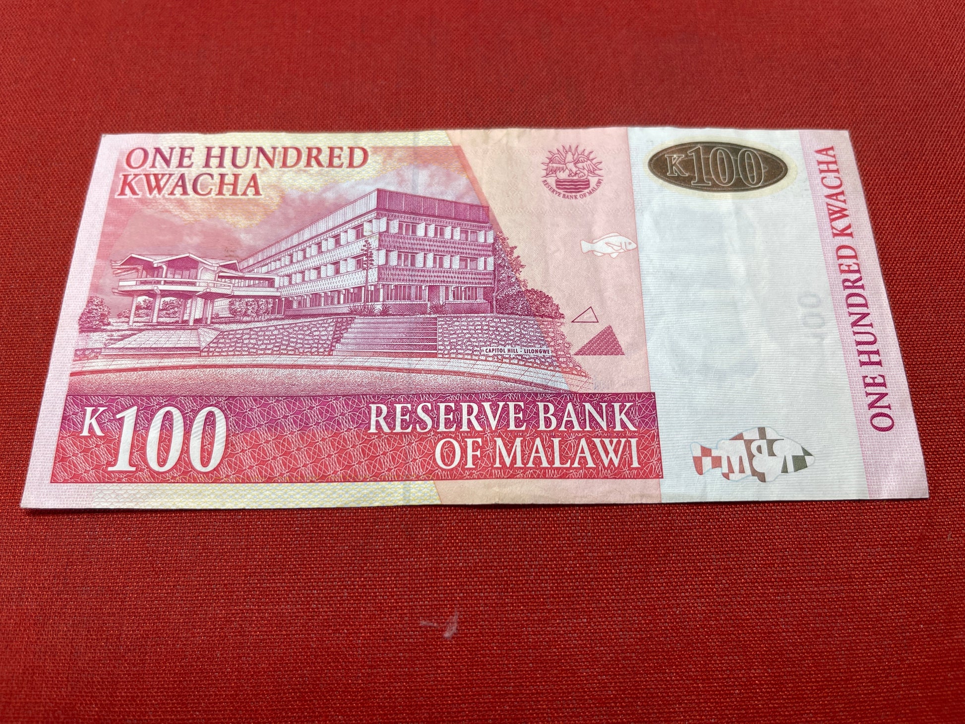 Reserve Bank of Malawi 100 Kwacha