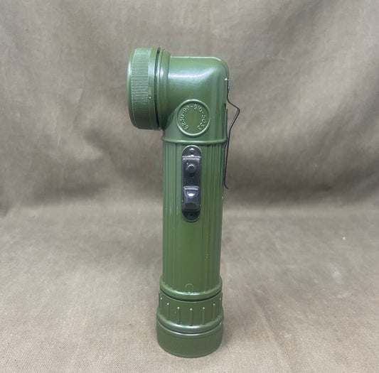 Original British Army Right Angle Torch with Filters – As New