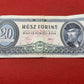 Hungary 20 Forint Banknote