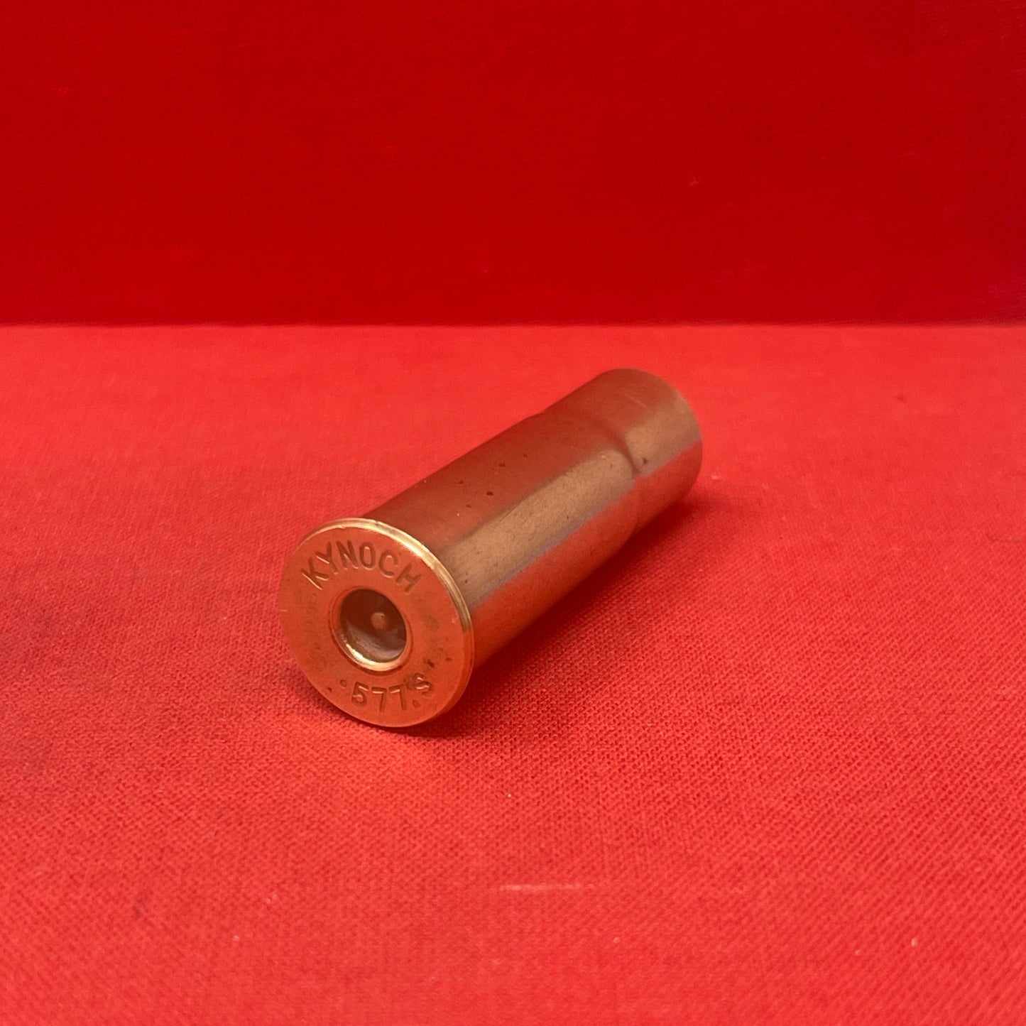 The Kynoch .577 Snider Enfield Cartridge is a historic round designed for the British Snider-Enfield rifle, featuring a large, rimmed brass case and a 480-grain lead bullet. Known for its reliability and significant stopping power, it remains popular among antique firearm collectors and enthusiasts