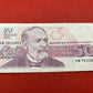 Bulgarian 50 Leva Banknote  Serial AM7032852