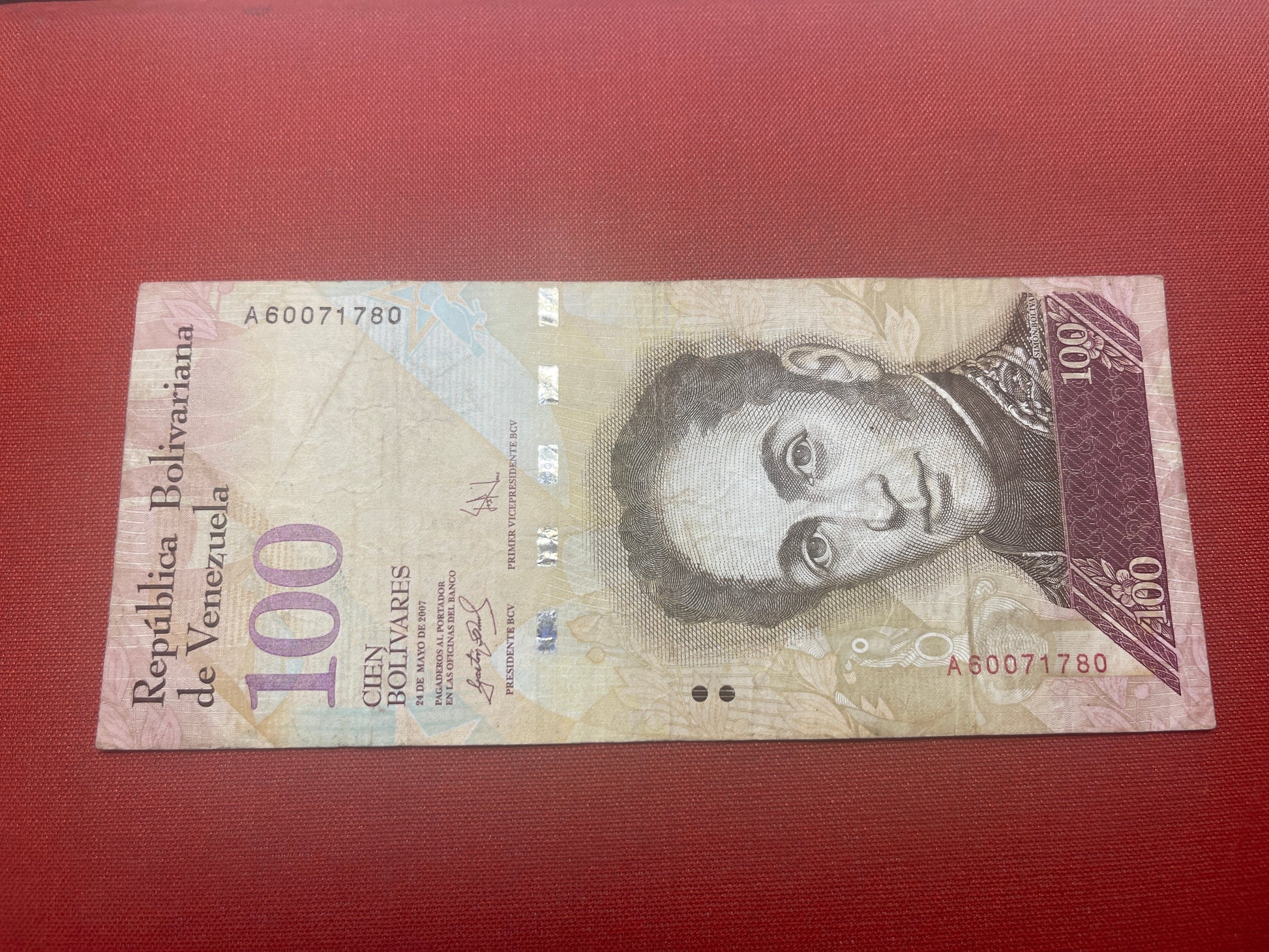 Republic of Venezuela 100 Bolivares