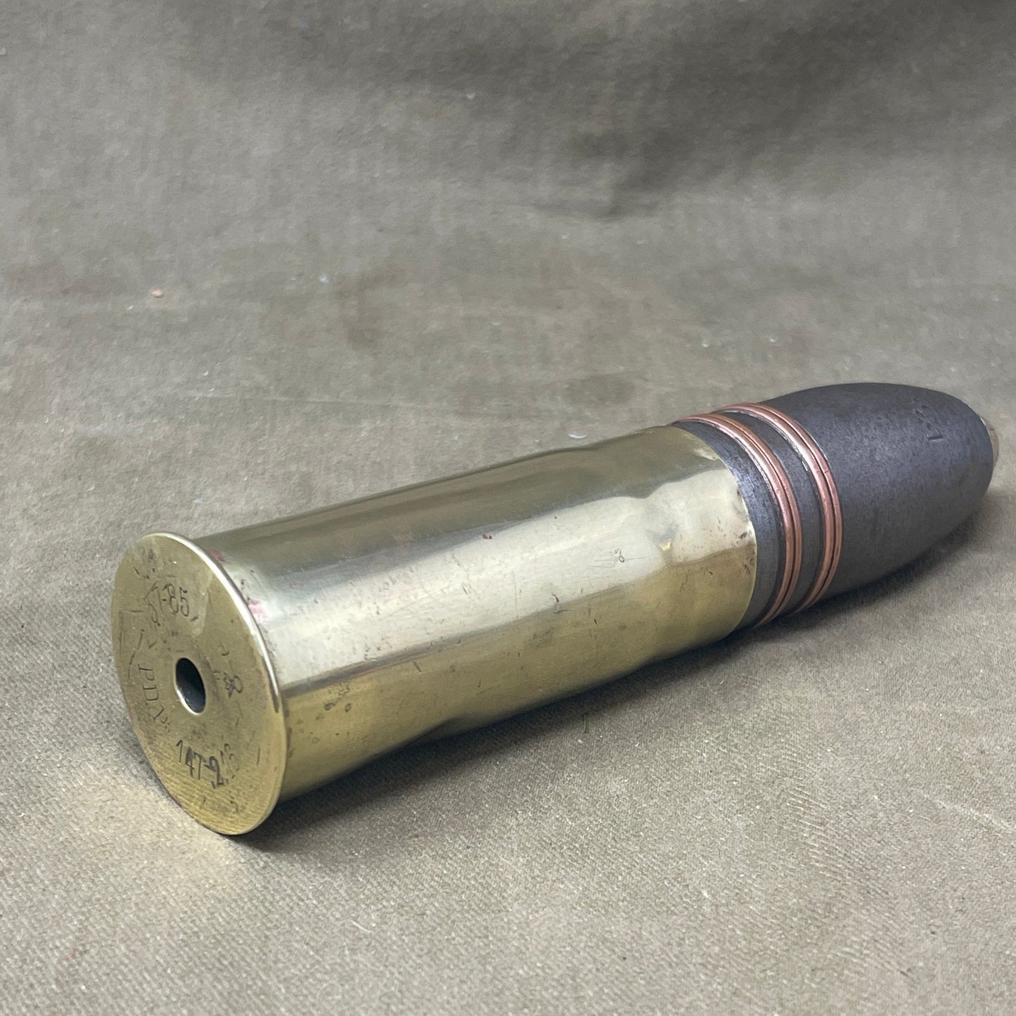 French WW1 37x95 Shell Case for the French 37mm Model 1885 cannon