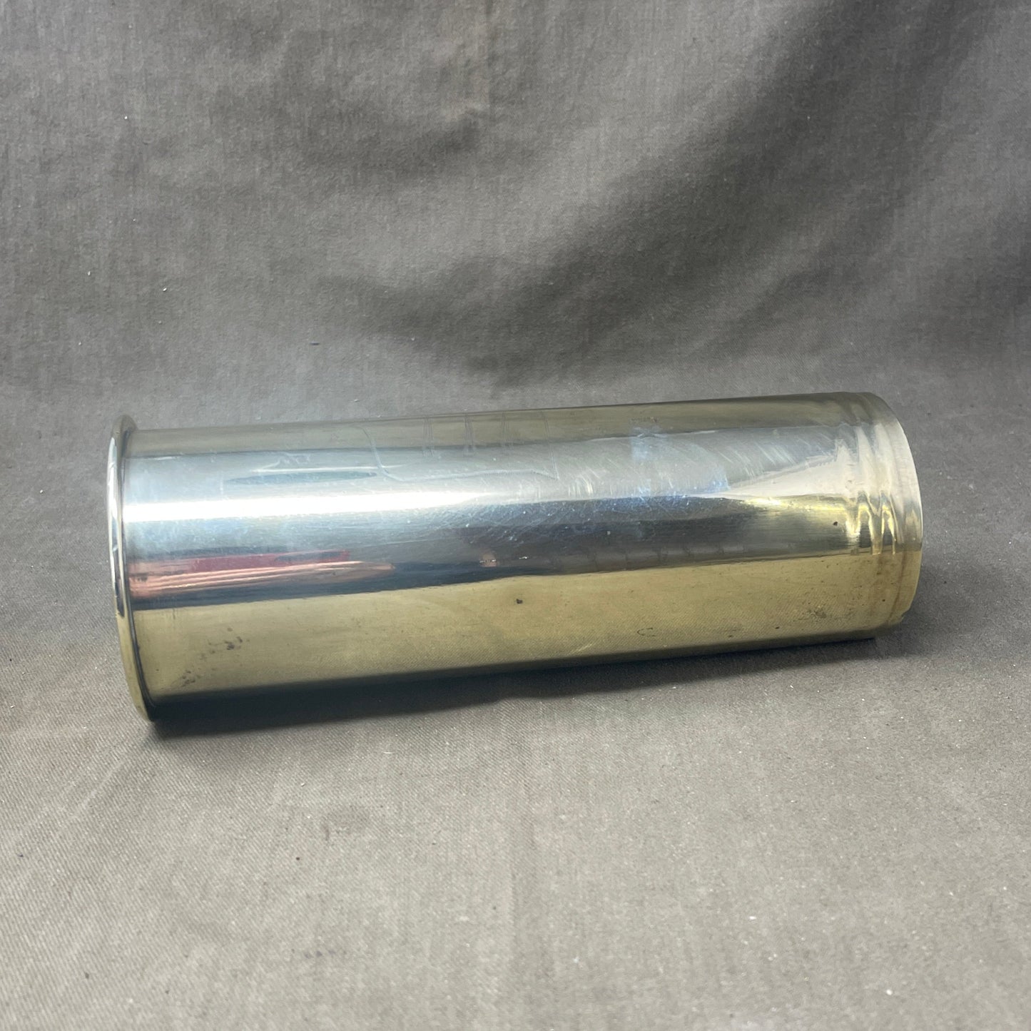 German WW1 Brass 75mm Cartridge Case Dated Juni 1915 Karlsruhe Patronenfabrik cartridge case