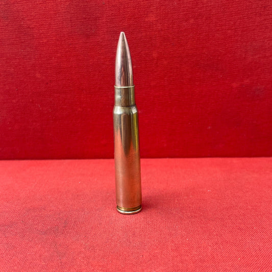 Discover Mauser 7.92x57mm inert ammunition, a non-functional replica perfect for training, display, and educational purposes. This safe-to-handle cartridge maintains the authentic look and feel of the original, reflecting its historical significance in German Mauser rifles and machine guns