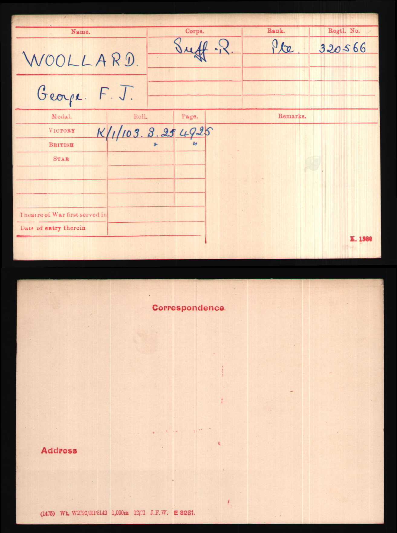 Service Book and prisoner of war letter