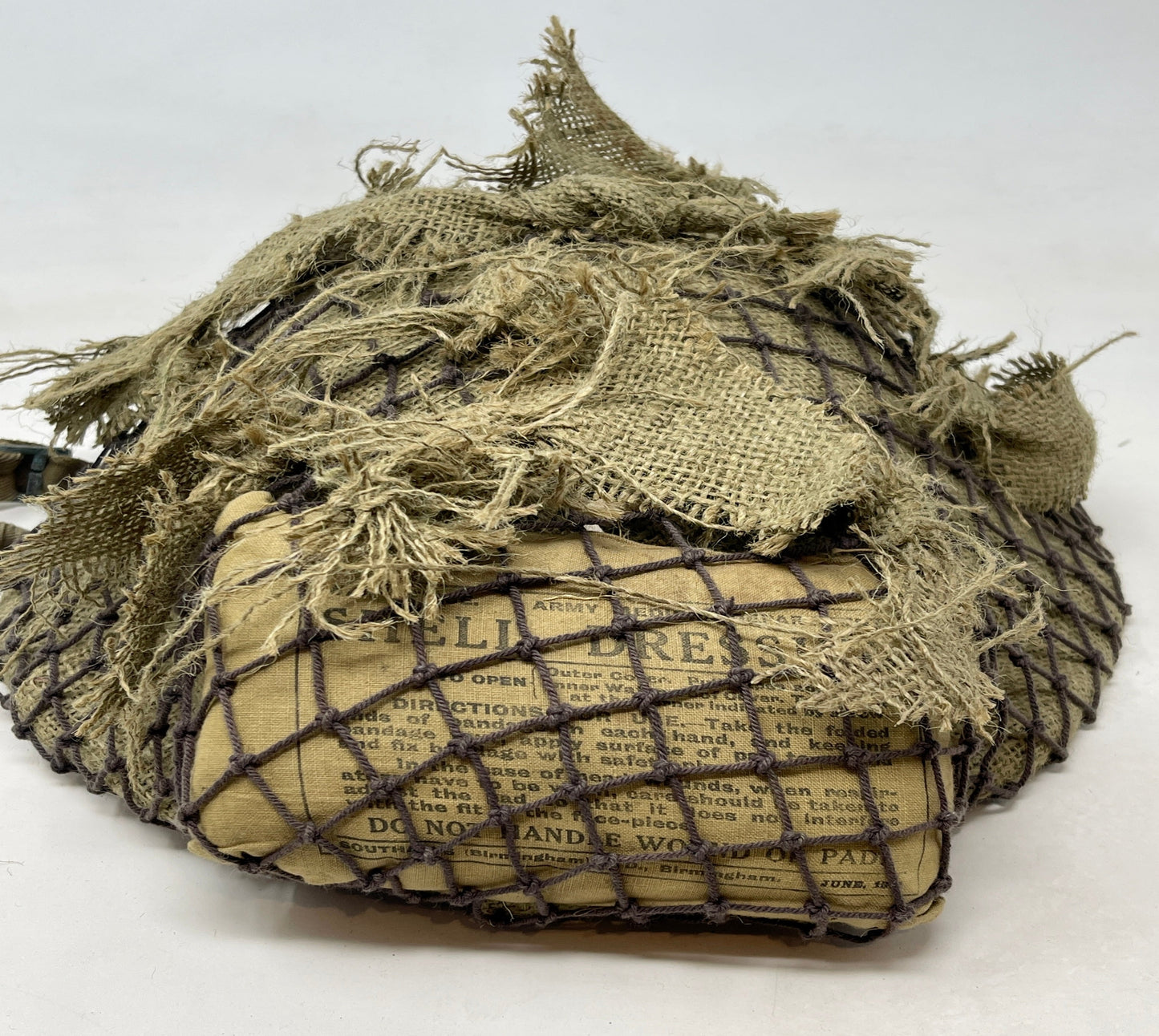 British Army WW2 Helmet with Net,