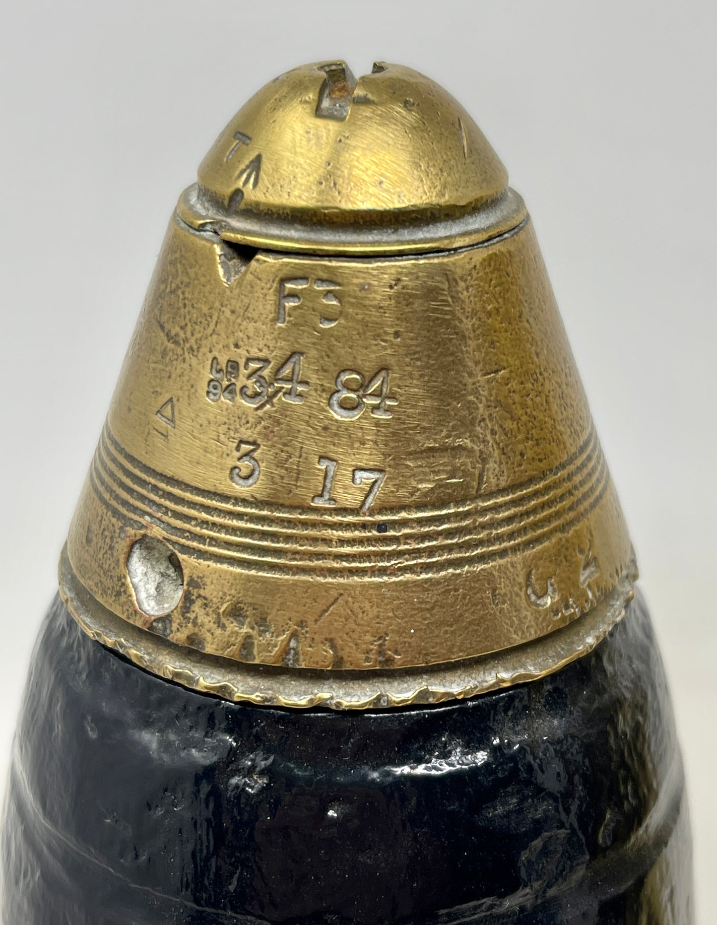 WW1 Dated 18 Pdr HE Shell and Cartridge