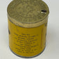 top view of an Airtight Sealed Can of 50 Gold Flake Cigarettes with lid on
