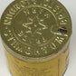 top view of an Airtight Sealed Can of 50 Gold Flake Cigarettes with lid on