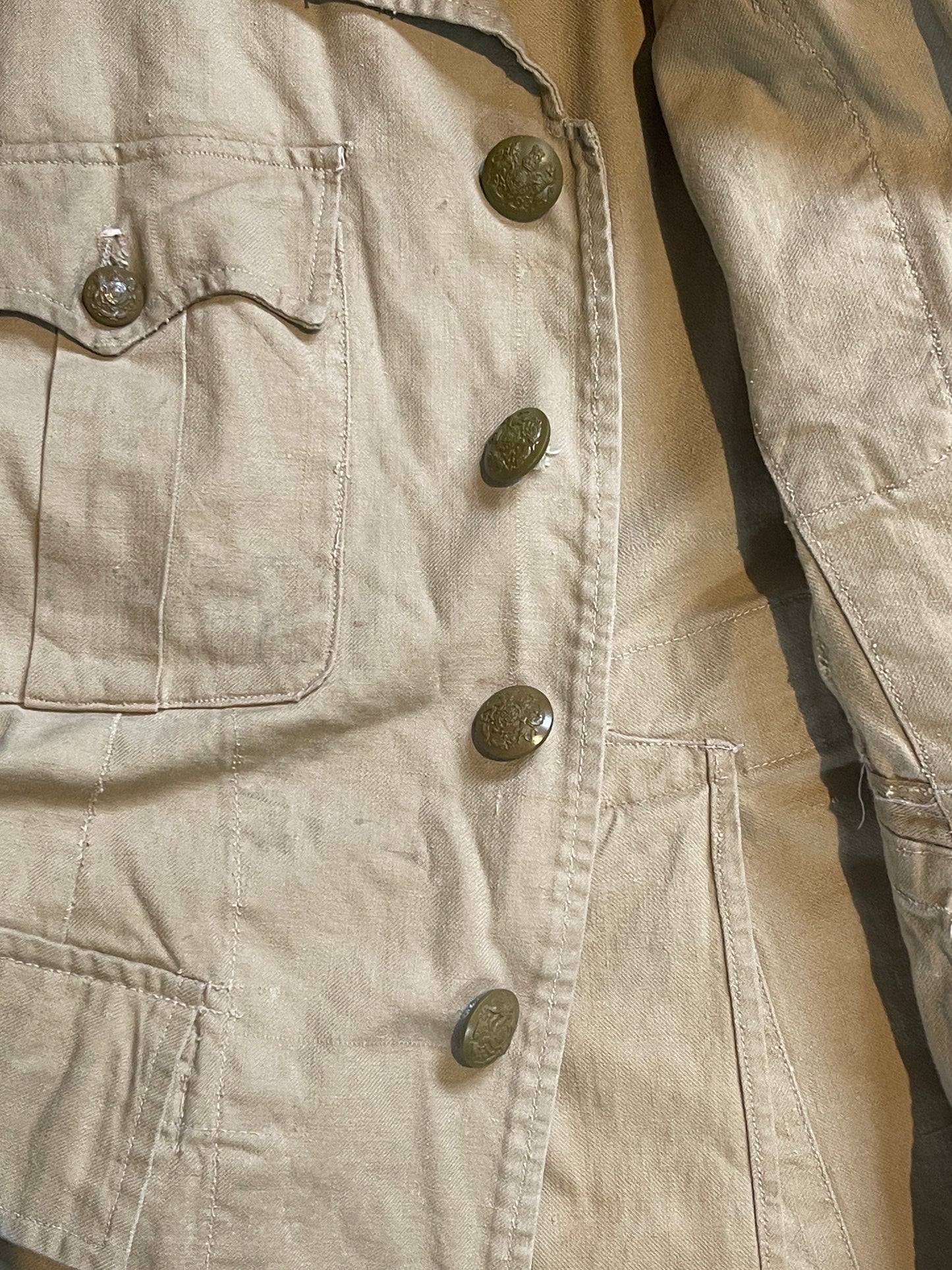 WW2  British Khaki Bush Jacket