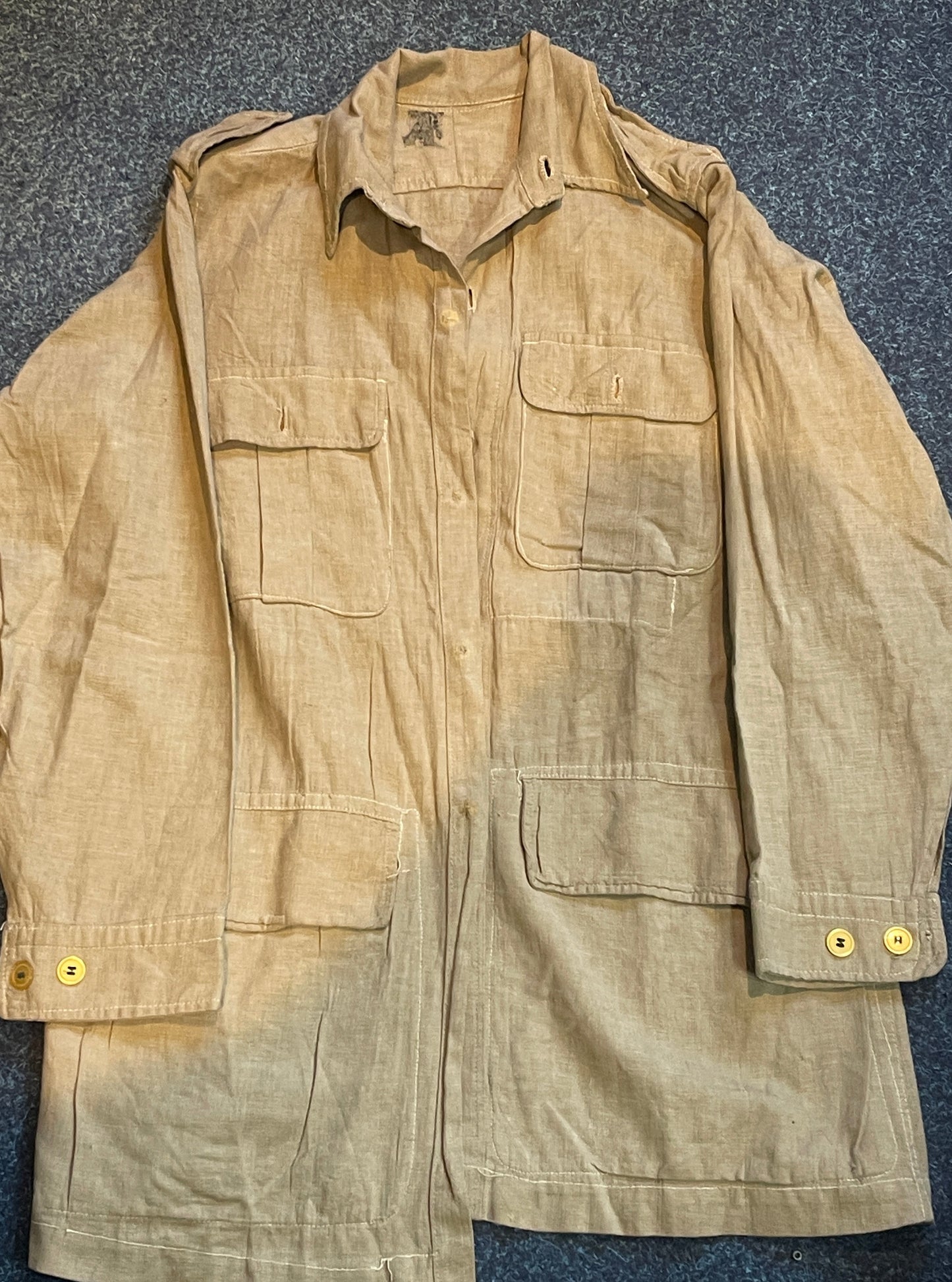 WW2 British KDi Airtex shirt.Fast & Secure UK Shipping | TJ's Militaria