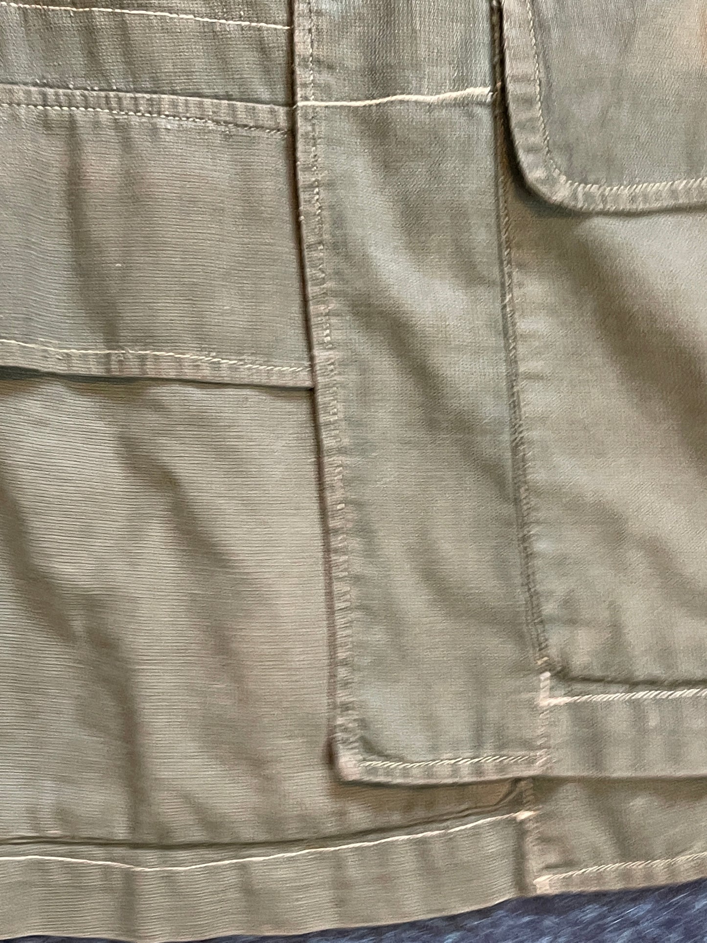 Bush Shirt Dated 1947 with Jungle Rank Slides for a Captain