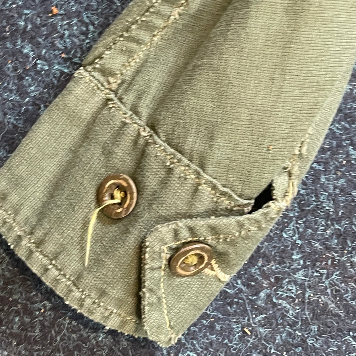 Bush Shirt Dated 1947 with Jungle Rank Slides for a Captain