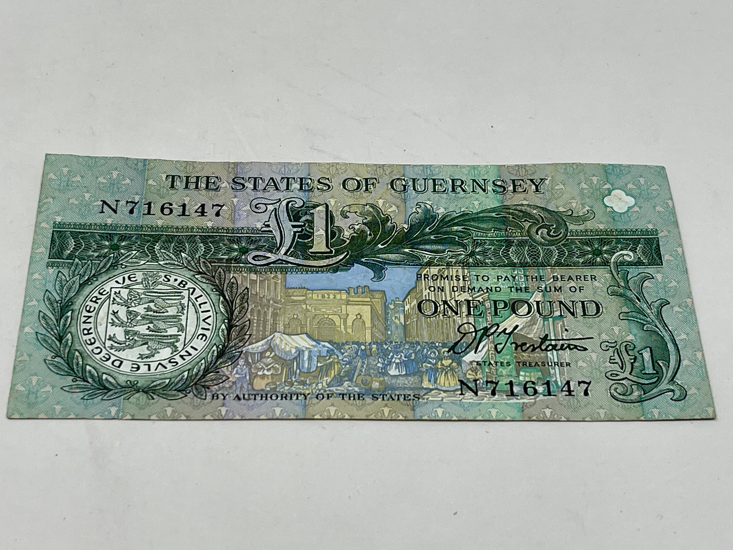 The States of Jersey One Pound Note